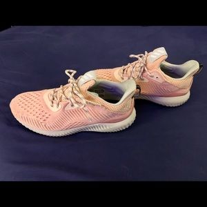 Adidas pink sneakers size 8